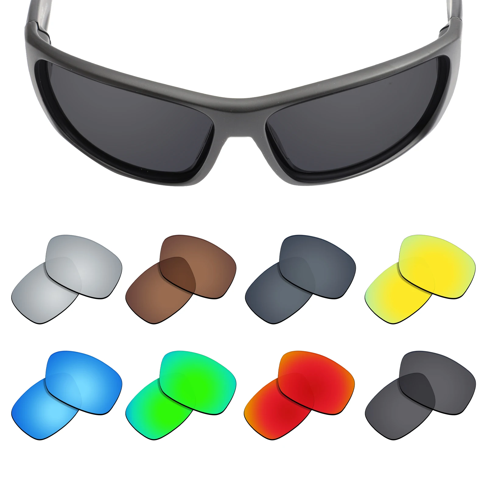 Сменные поляризационные линзы Firtox True UV400 совместимые с солнцезащитными очками