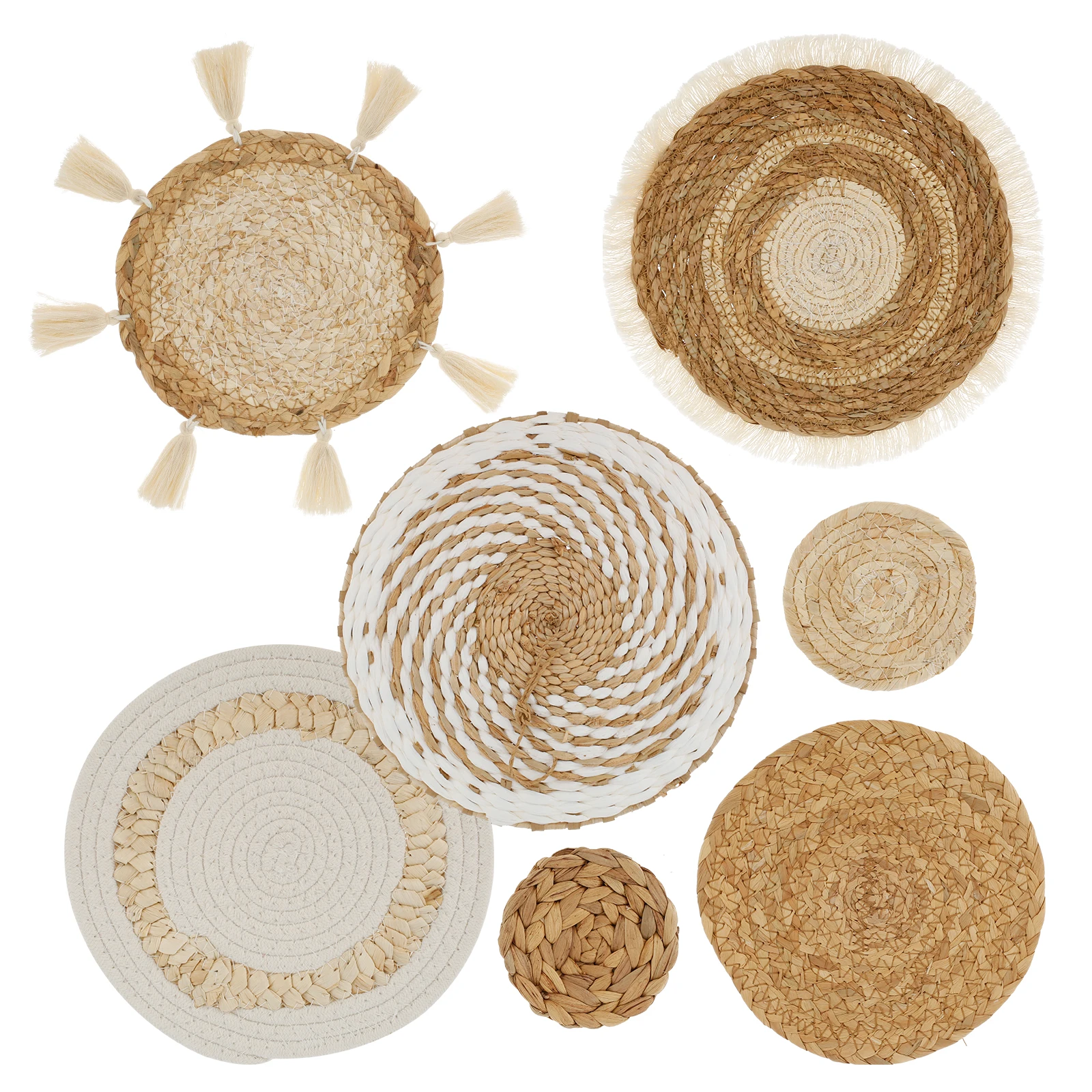 

Настенные корзины из лозы, набор из 7 штук