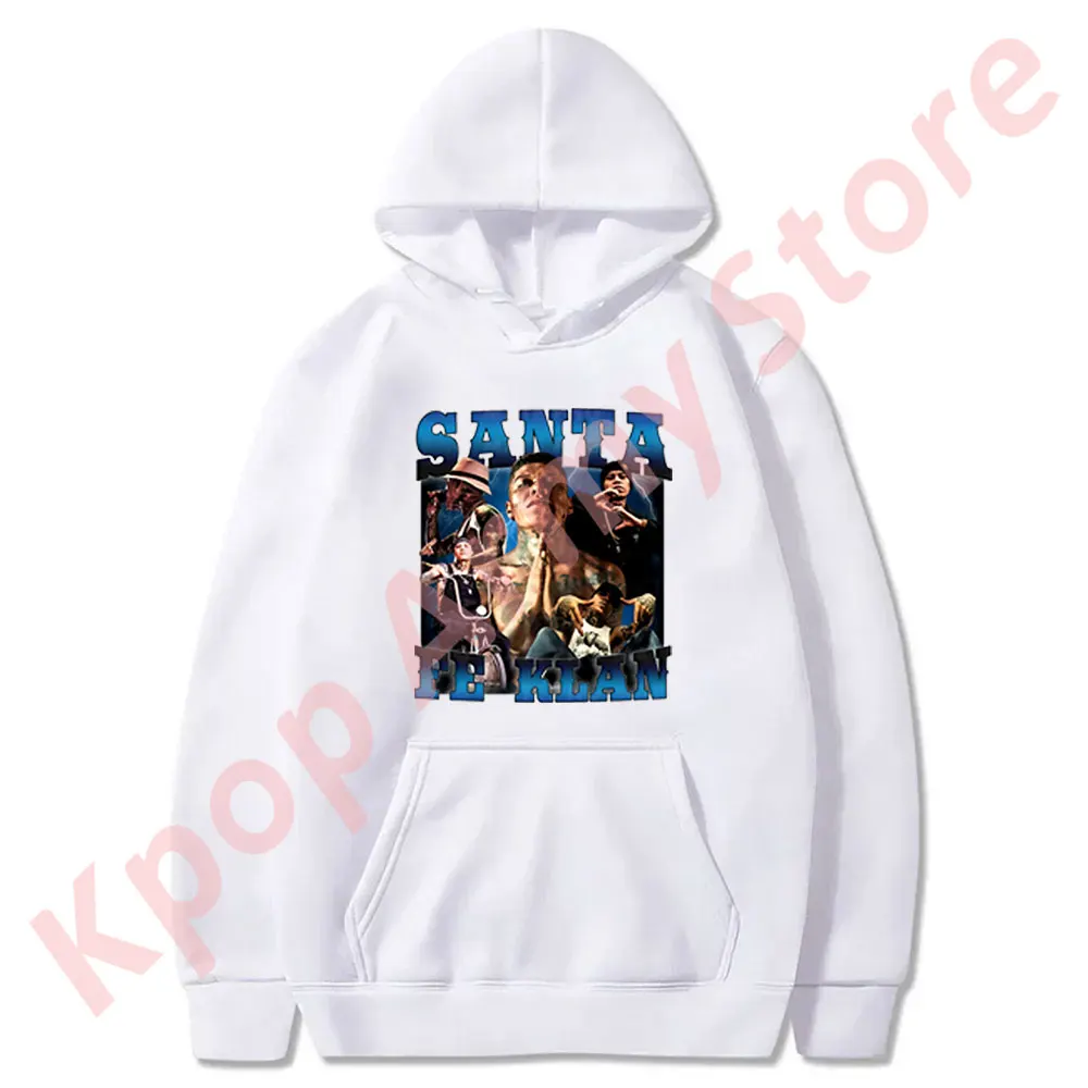 Винтажные толстовки с капюшоном Santa Fe Klan Blanco y Negro Tour пуловеры для женщин и мужчин