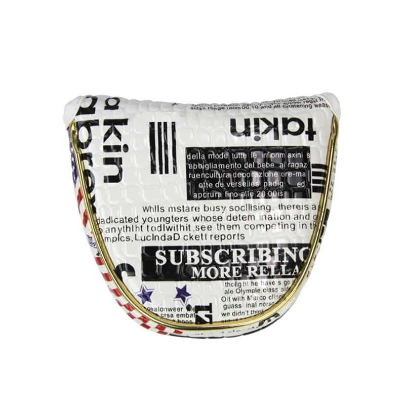 

Чехол для клюшки для гольфа полукруглая Защитная крышка из ПУ водонепроницаемая тканевая утолщенная плюшевая Защитная крышка