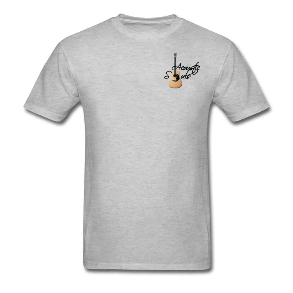 

Drop Ship Discount Men T Shirts Acoustic Souls Electricity Guitar Music College Club Tshirts Custom Own Design Print T-Shirt Man