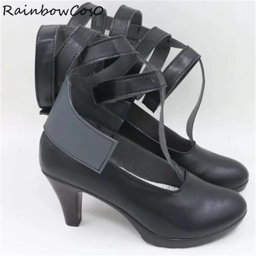 Обувь для косплея Akemi Homura Puella Magi Madoka Magica ботинки игры в искусственном стиле