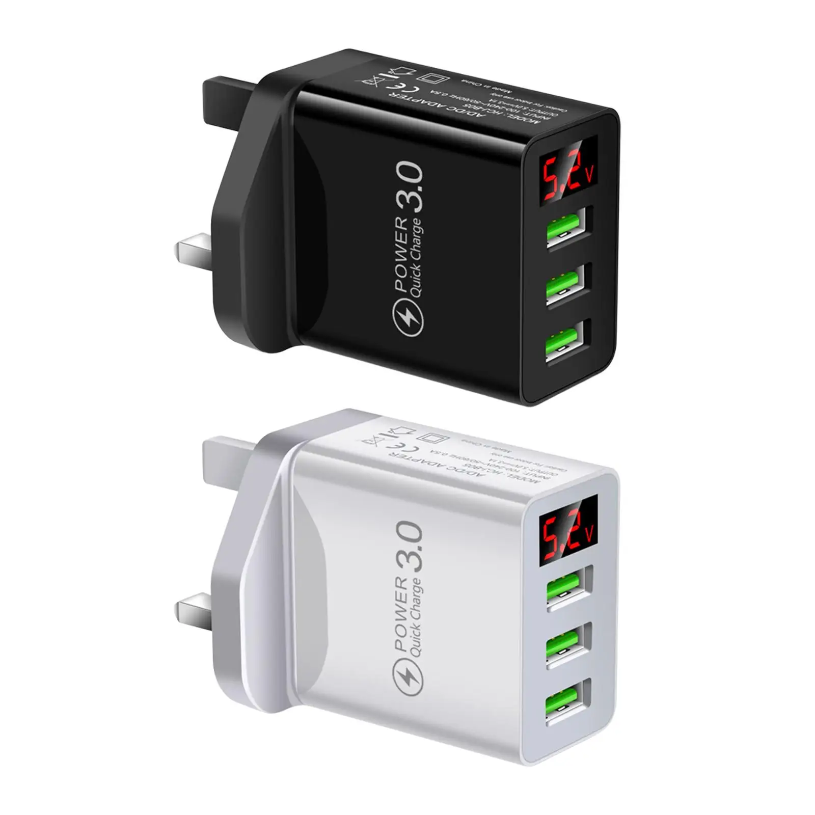 

3 Port Charging Station USB Charger Adapter Fast Charger Mobile Phone Charger Charging Head for Multiple Devices Travel Charging