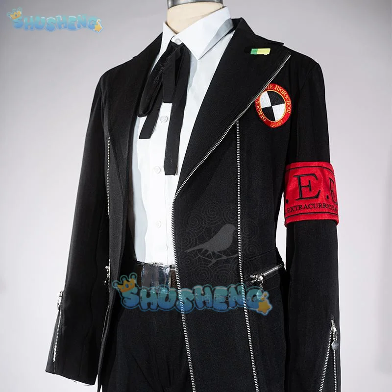 Юки Макото Косплей Костюм Игра Persona 3 школьная форма костюмы для красивых мужчин