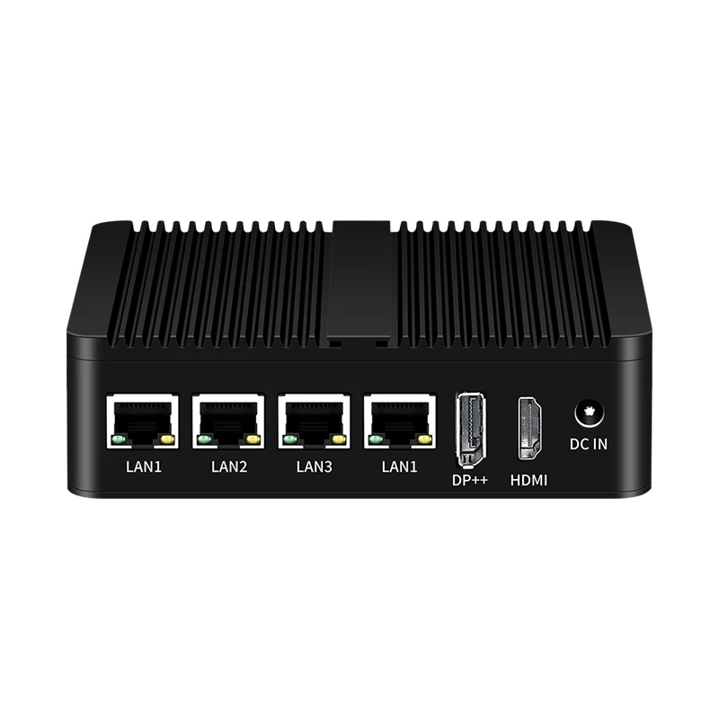 Bebepc Mini Pc Intel N100 Firewall Router 4 Lan Ddr4 Intel Ethernet I225V I226V 2 Com Rs485 Rs232 Pfsense Linux Windows 11 4K