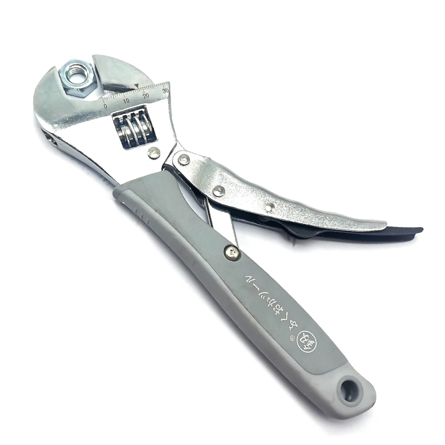 

8 10 Inch Clamping Locking Adjustable Wrench ,H023