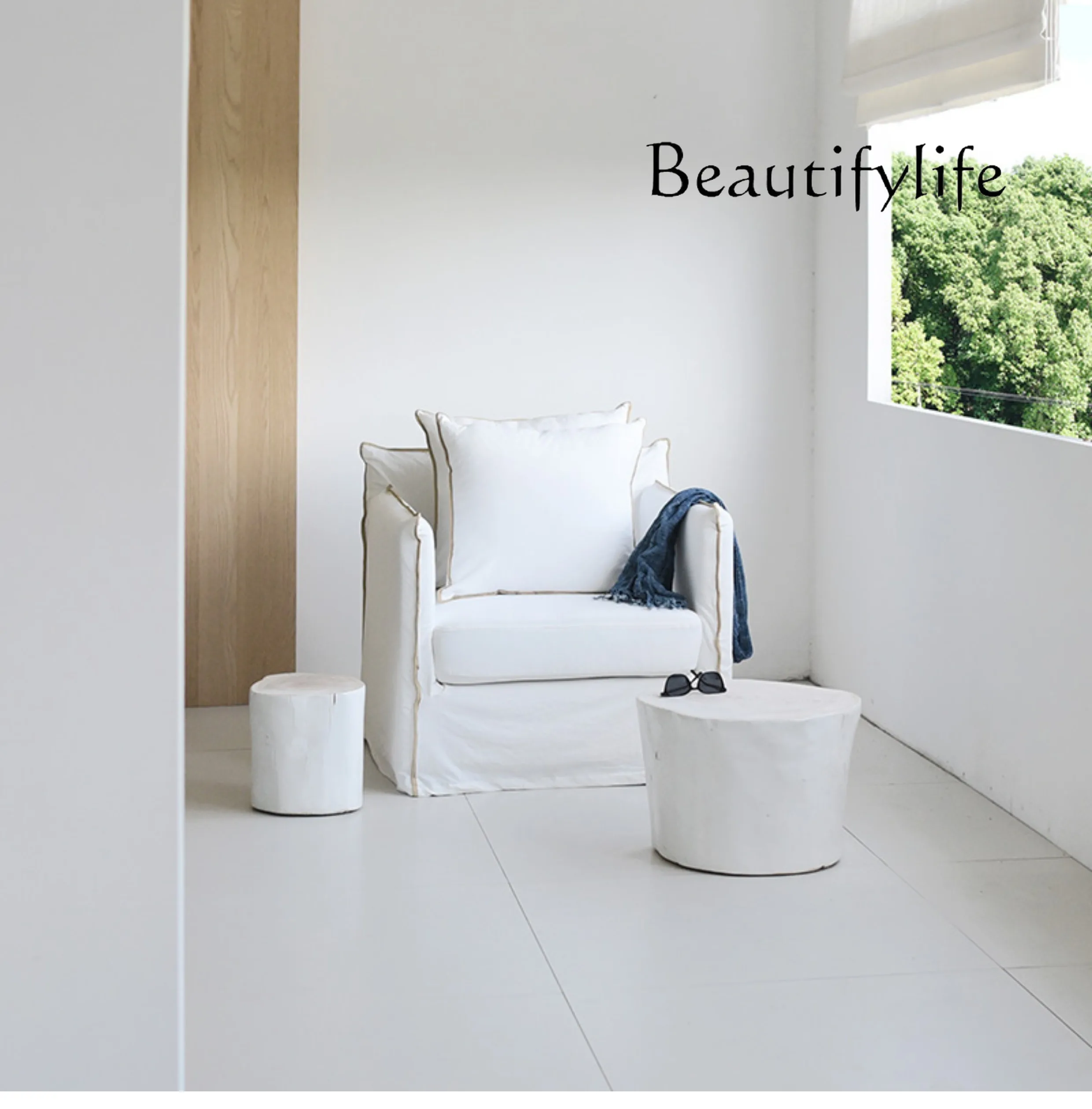 Современный минималистичный шикарный журнальный столик из дерева или камня в