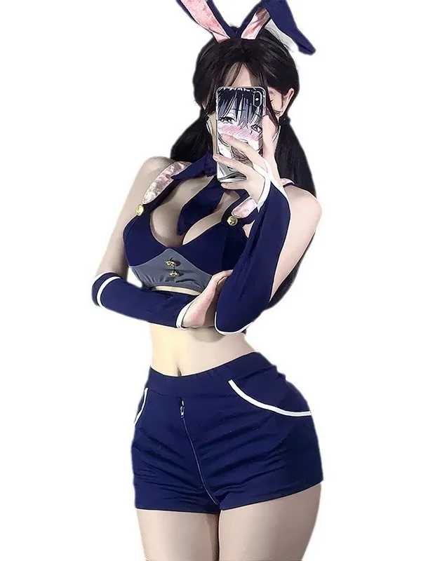 Синий инспектор для девочек мягкие сексуальные женские шорты-футляры с