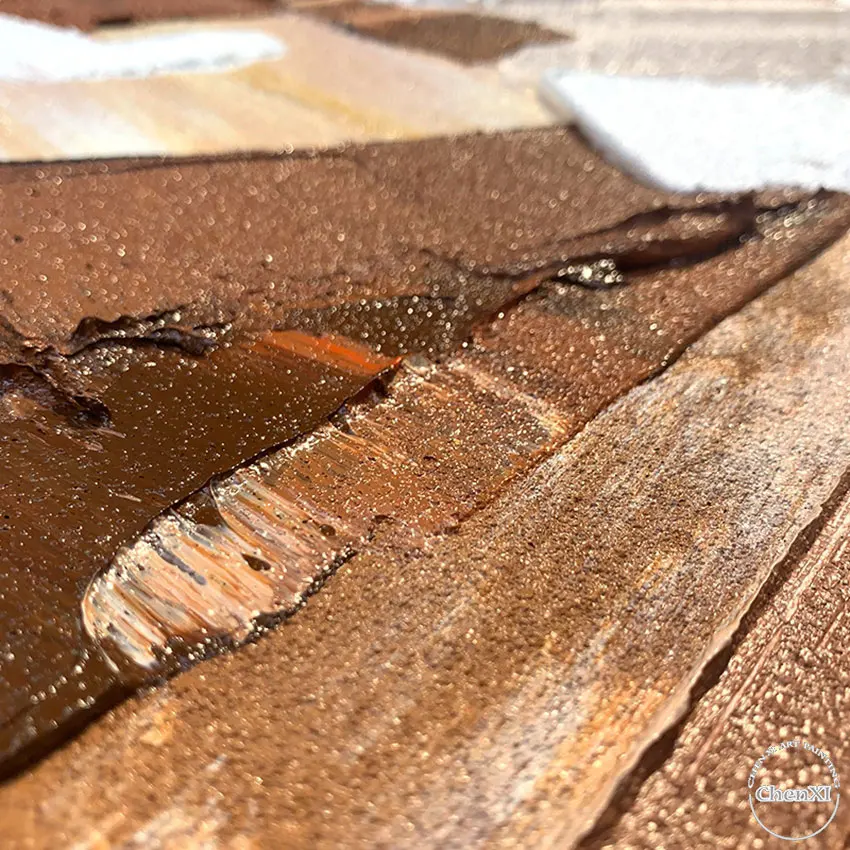 Современная текстильная абстрактная картина маслом для гостиной холст