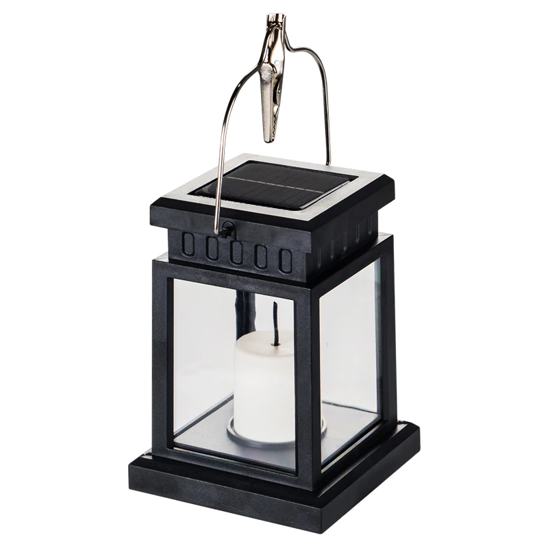 

Solar Powered LED Outdoor Candle Lights Lantern Hang Lamp Home Emergency Lamp Camping Light