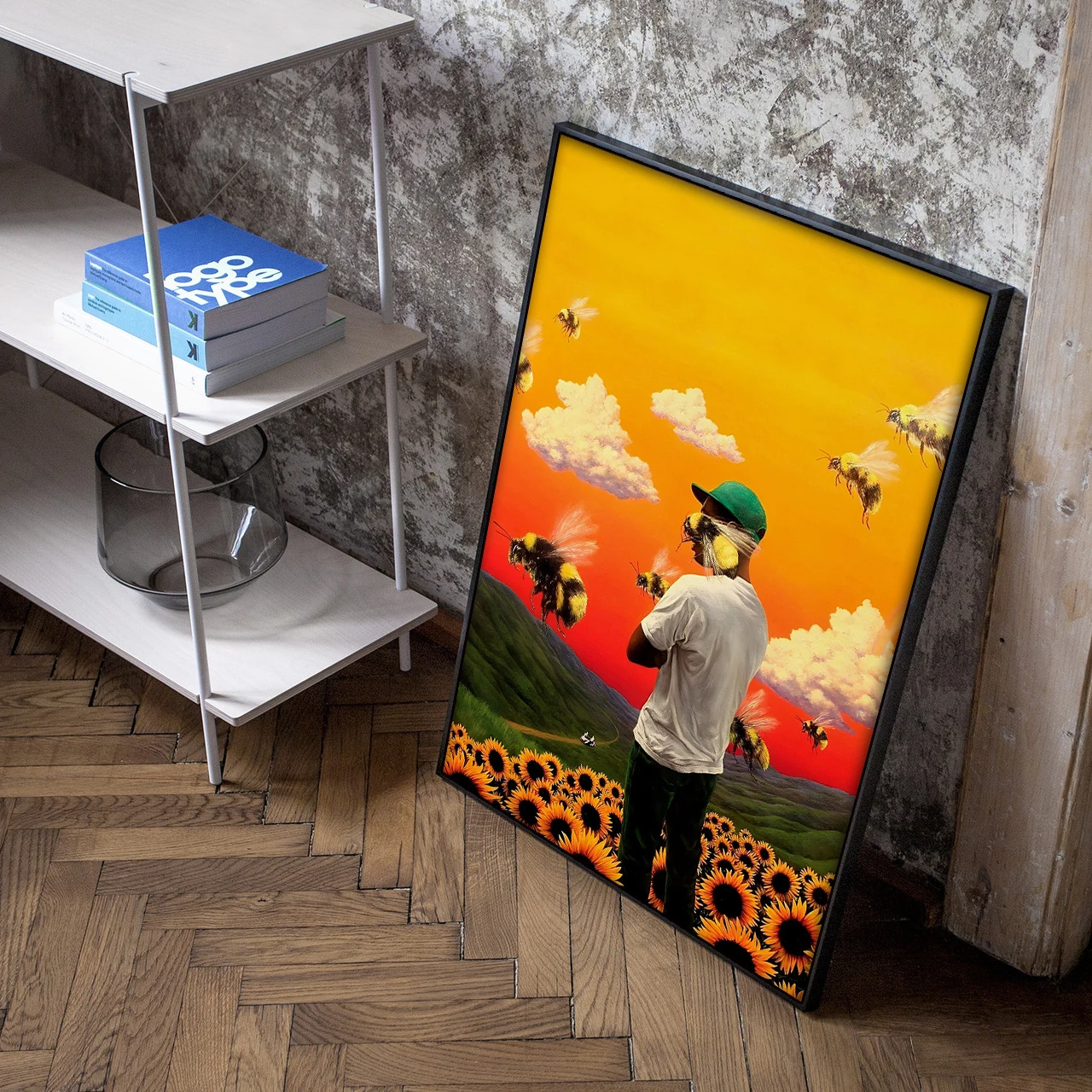 Популярный альбом с музыкой, звезда Ланы Дель Рей, плохой зайчик, Playboi Carti, эстетическое настенное искусство, домашний декор, постеры для кафе, Картина на холсте