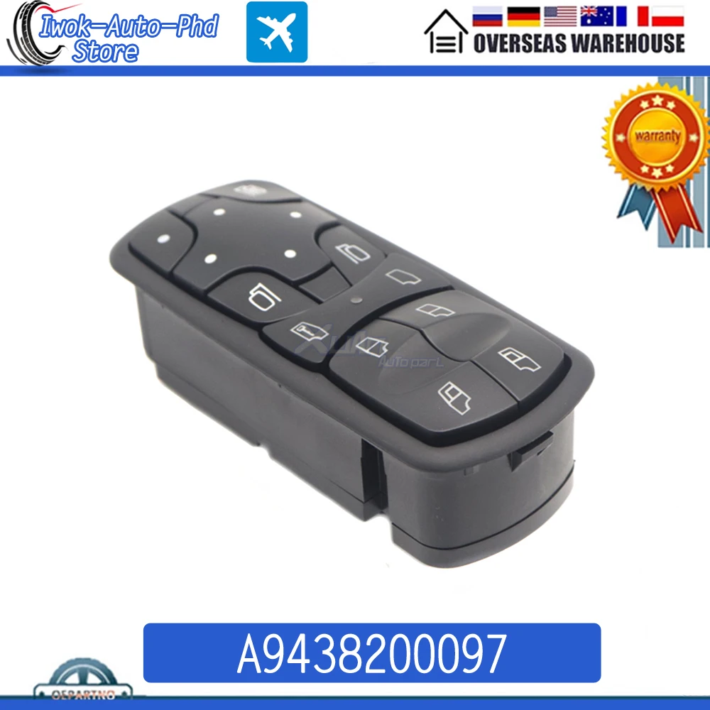 A 9438200097 Главные выключатели управления стеклоподъемниками автомобиля для Mercedes