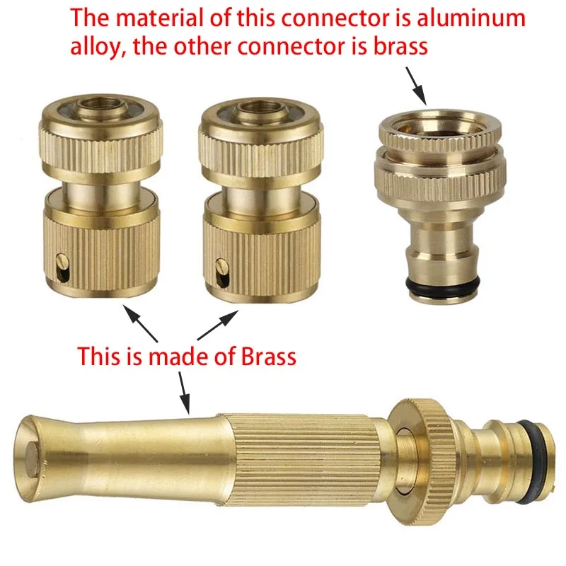 Латунный соединитель для водостока G1/2 G3/4 комплект водяного пистолета автомойки