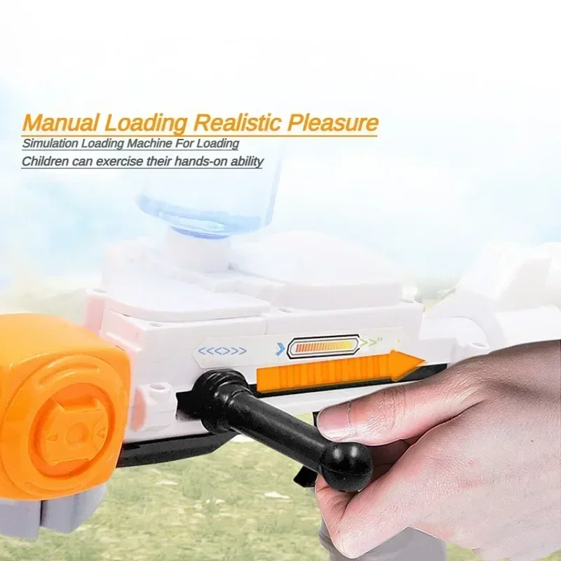 Новинка детский бумажный пулемет игрушки для мальчиков стрельба под поставкой