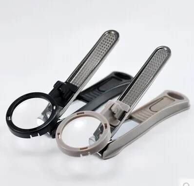 Old Man Nail Clippers with Magnifying Glass Creative Nail Clippers Fashion Manicure Nail Clipper Set
