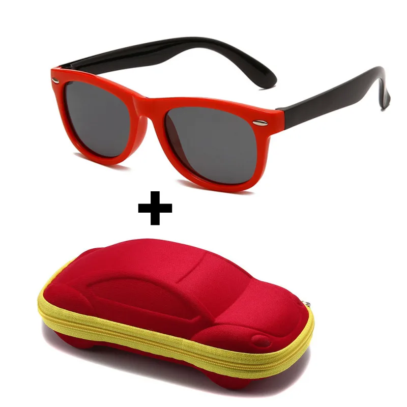 Boys Girls Outdoor Goggles Sun Glasses Ac Lens Safety Glasses And Cases Gift For Kids