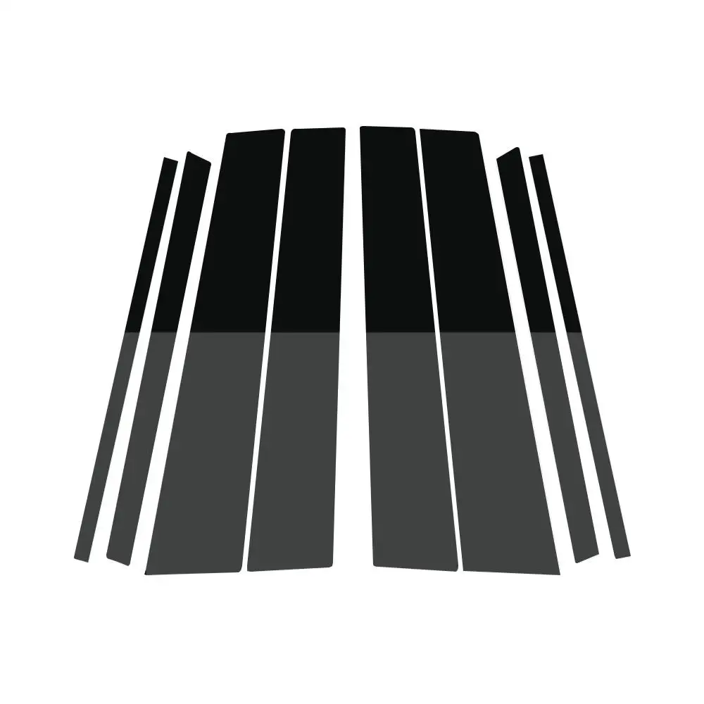 

8 шт. внешние полированные стойки стойки двери, окна, накладка на колонку BC, наклейка, Стайлинг для BMW X5 E70 2007 2008 2009-2013