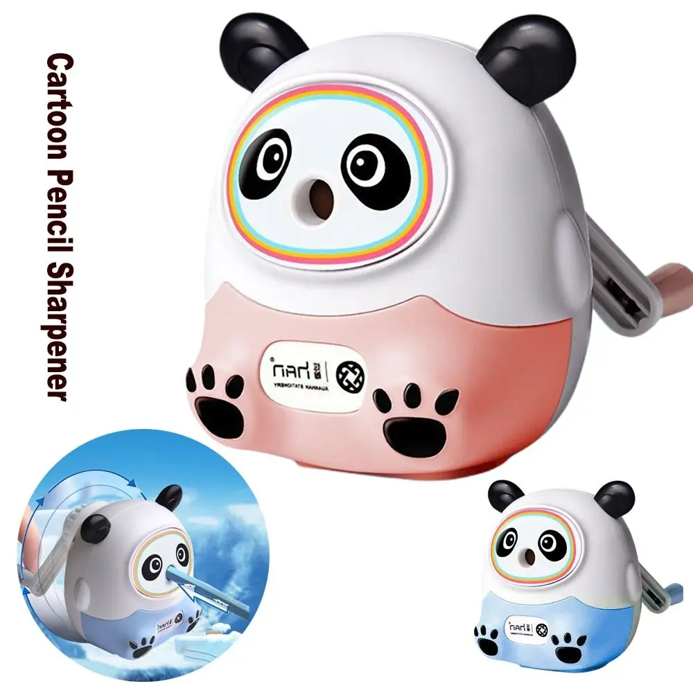 Sharpener Cute Panda Pencil Cutter Sharp Blade Automatically Enters Lead Creative Stationery Student Supplies