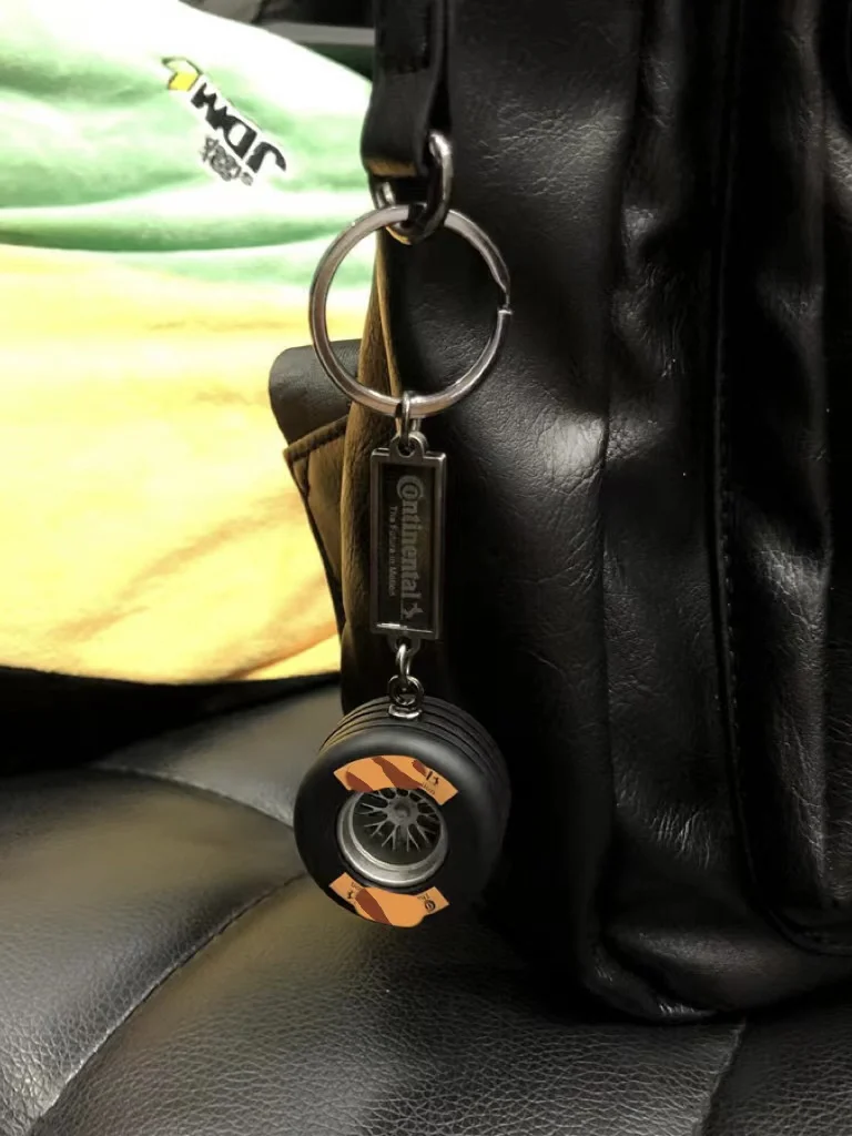2023 Michelin Tire Brand F Team Zinc Alloy Wheel Hub the New Cars Keychain in Stock and Fast very
