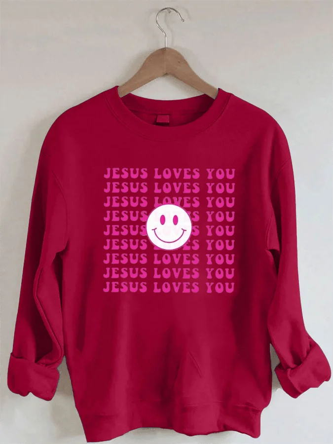 

JESUS LOVES YOU Unisex Sweatshirt