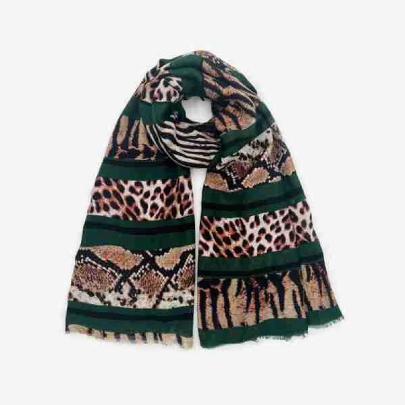 

Новинка Осень-зима 2023 классический длинный шарф из хлопка и льна в европейском и американском стиле Модный теплый шарф с леопардовым принтом и бахромой