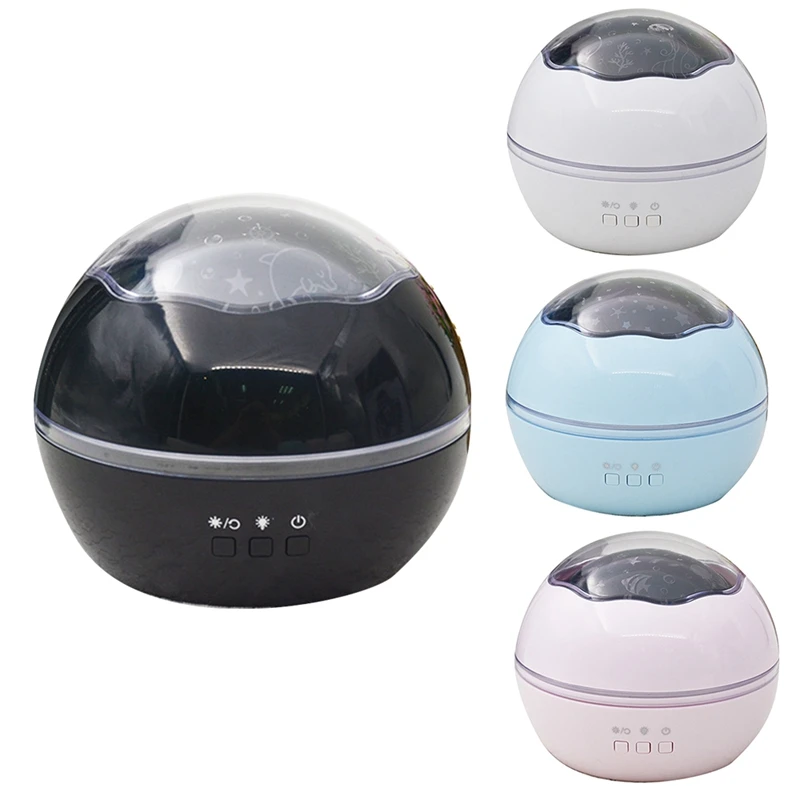 

Маленький шар звездное небо, светодиодный Романтический проекционный светильник, круглый вращающийся цветной ночсветильник, детские пода...