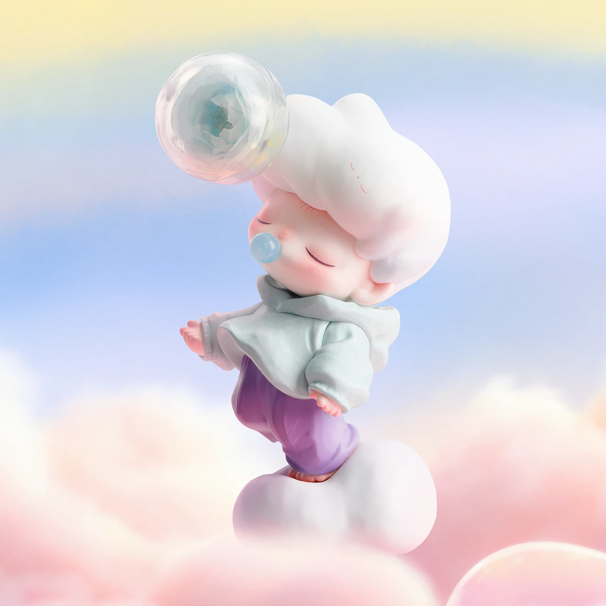Фото 【EU】POP MART DIMOO Серия фигурок Moments in Bloom, 1 шт./12 шт., коллекционная фигурка в слепой коробке, милая игрушка №2