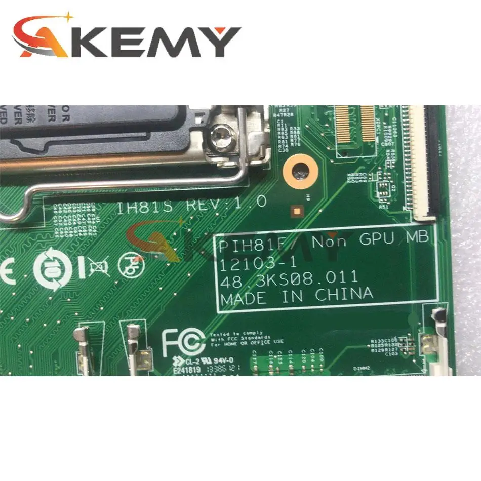 Настольная материнская плата для Lenovo S520 S3040 M93Z E73Z AIO PIH81F 12103-1 IH81S полностью