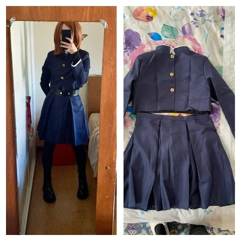 Аниме юютсу касин Косплей костум кугисаки нобара тату Meisjes Vrouwen Jurk униформа