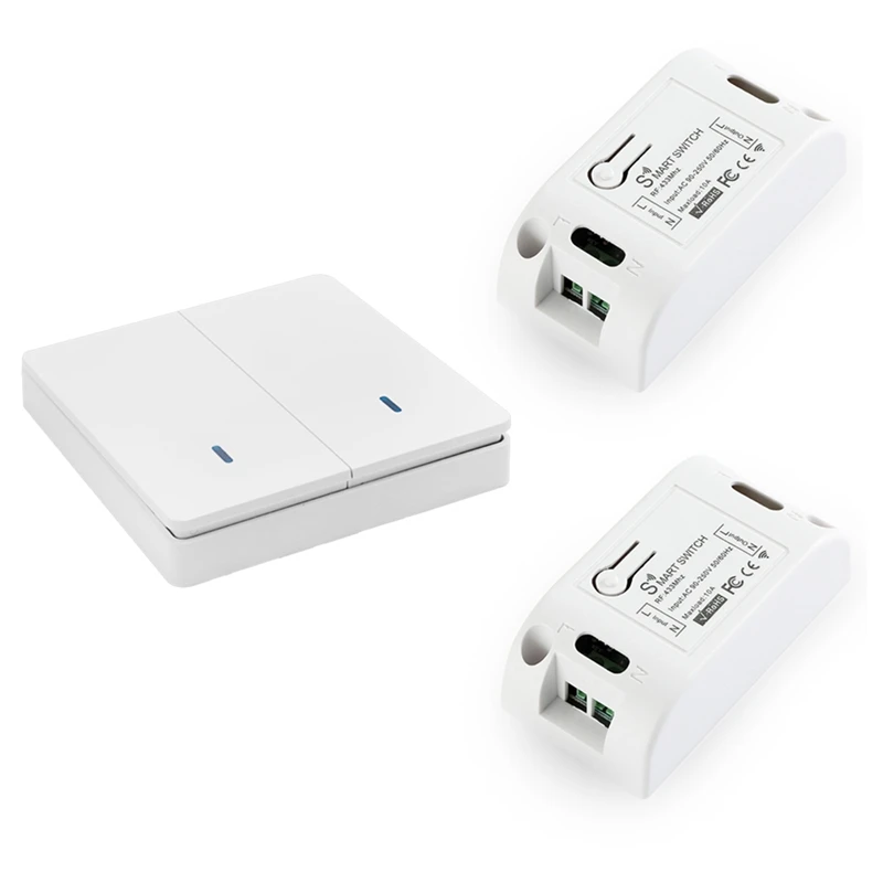 

Новый беспроводной умный светильник ель света RF 433 МГц, управление светом, Интеллектуальный переключатель переменного тока 90-250 В, 10 А, модул...