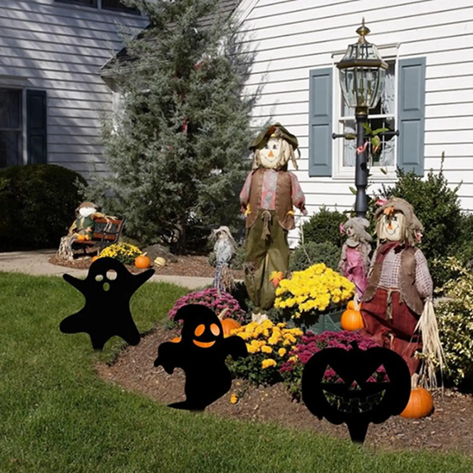

3Pcs Yard Sign Decoration Prop Lawn Stakes for Halloween Garden Party Decoration