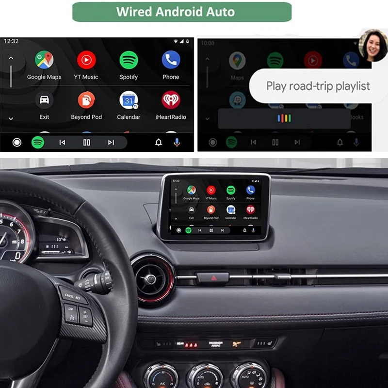 Для Mazda 2 3 6 Φ для Apple Carplay Android USB Aux Miata адаптер интерфейса ступицы 00008FZ34