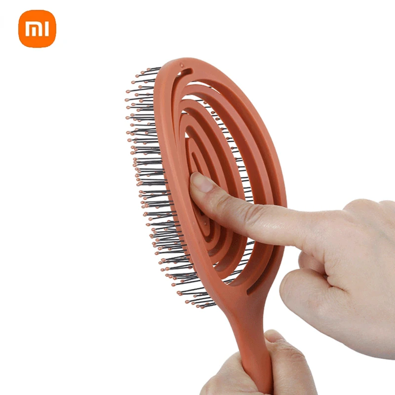 

Xiaomi Elastic Massage Comb Relief Long Handle Hair Combs Massage Scalp Meridian Comb Anti-hair Loss for Men and Women Styling