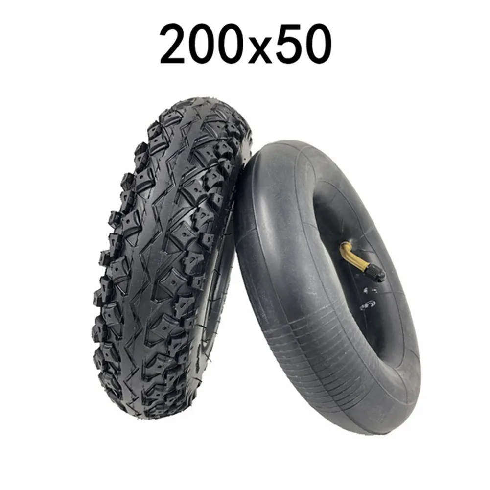 

36 PSI 200x50 (8 X2inch) Electric Scooter Abrasion Resistant Inner Outer Tires Durable Practical Pneumatic Electric Scooter Tire