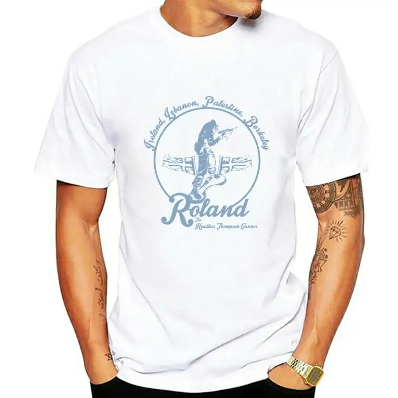 

Футболка, вдохновленная Уорреном зевоном, модель Roland The Headless дмпсон, унисекс, женские размеры в наличии, Классическая модель 70s Rock