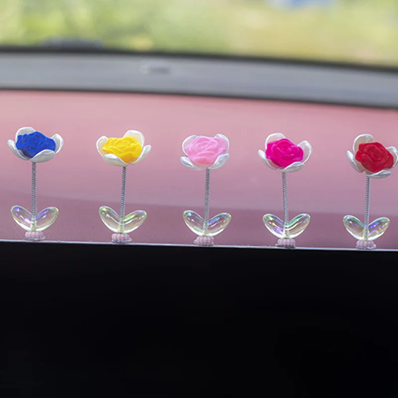 6 шт./набор декоративные Пружинные головки в виде четырехлистного клевера