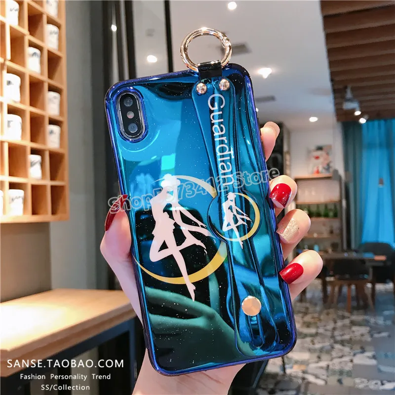 Чехол с мультяшным Сейлор Мун для телефона Blu-Ray Apple 8plus Xs Max Xr7p мягкий чехол