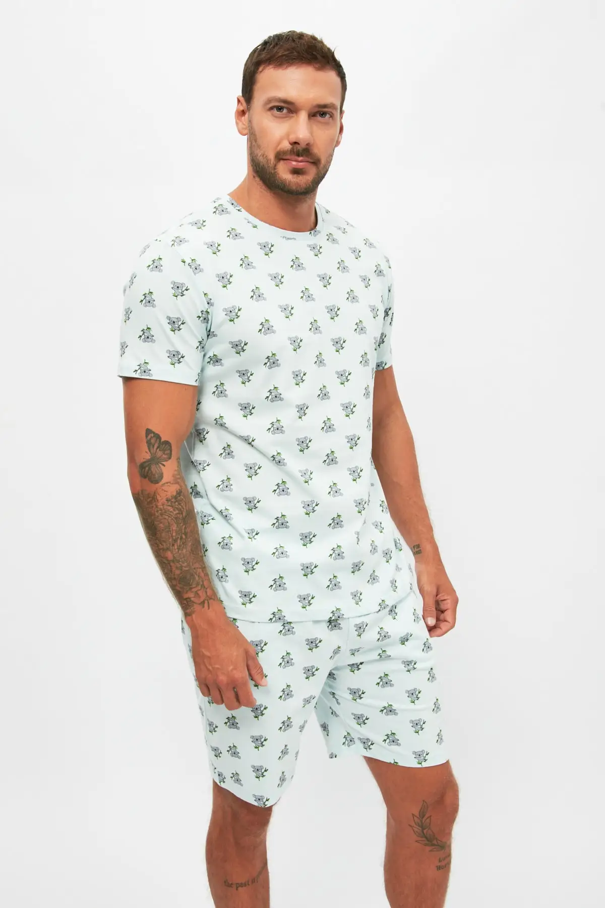 

Trendyol Koala Printed Knitted Pajamas Set THMSS21PT1239