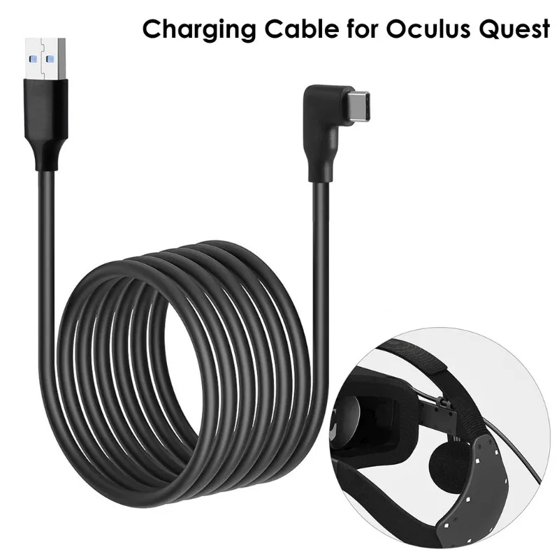 

5m High Quality USB3.0 to Type-C Data Cable Fast File Transfer USB Cable Suitable for Oculus Quest 2 Link VR