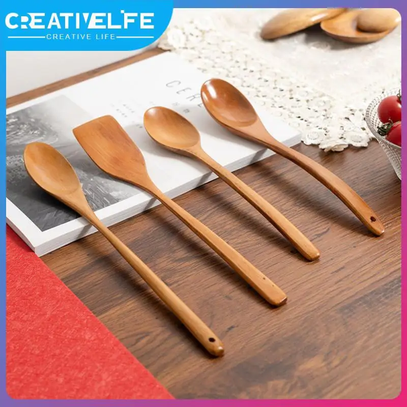 

Kitchen Accessories Coffee Stirring Rod Tea Dessert Spoons Manual Polishing Fox Shaped Edge Baby Eating Spoon Durable