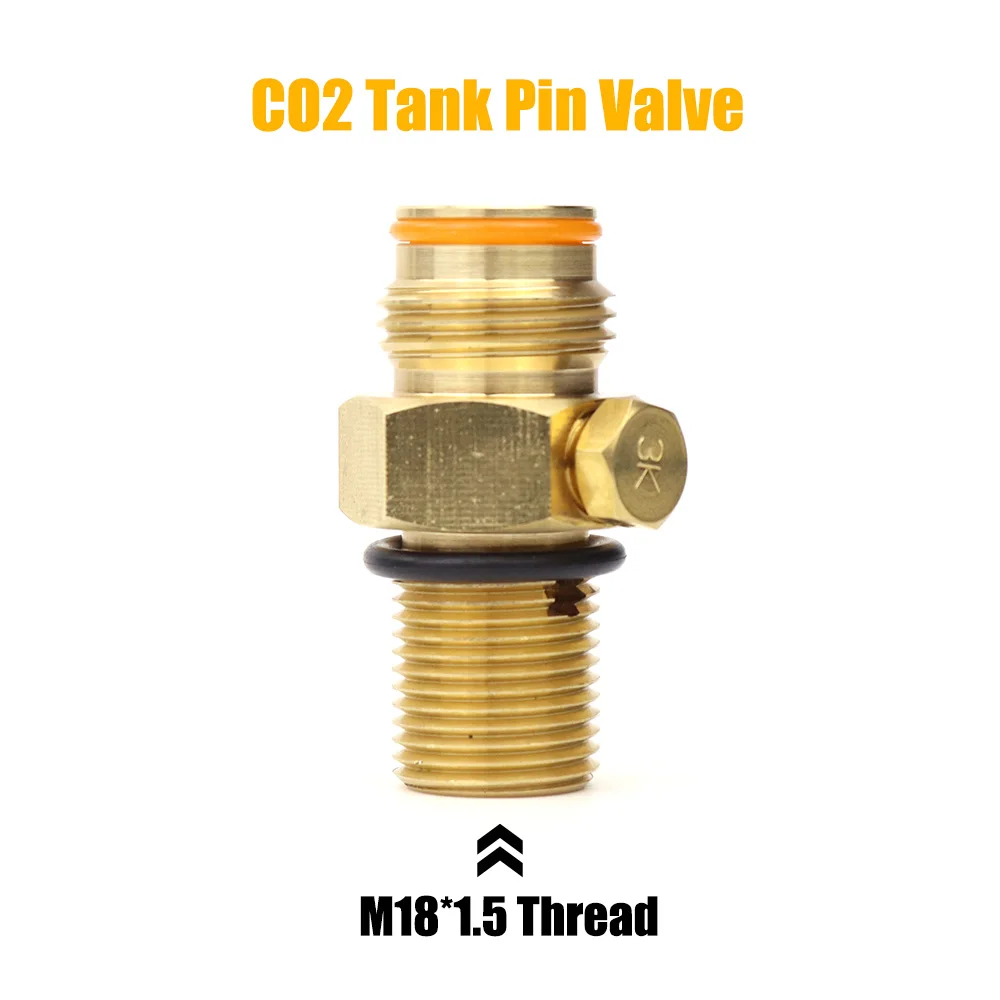 

Co2 Tank Pin Valve | Threads M18*1.5