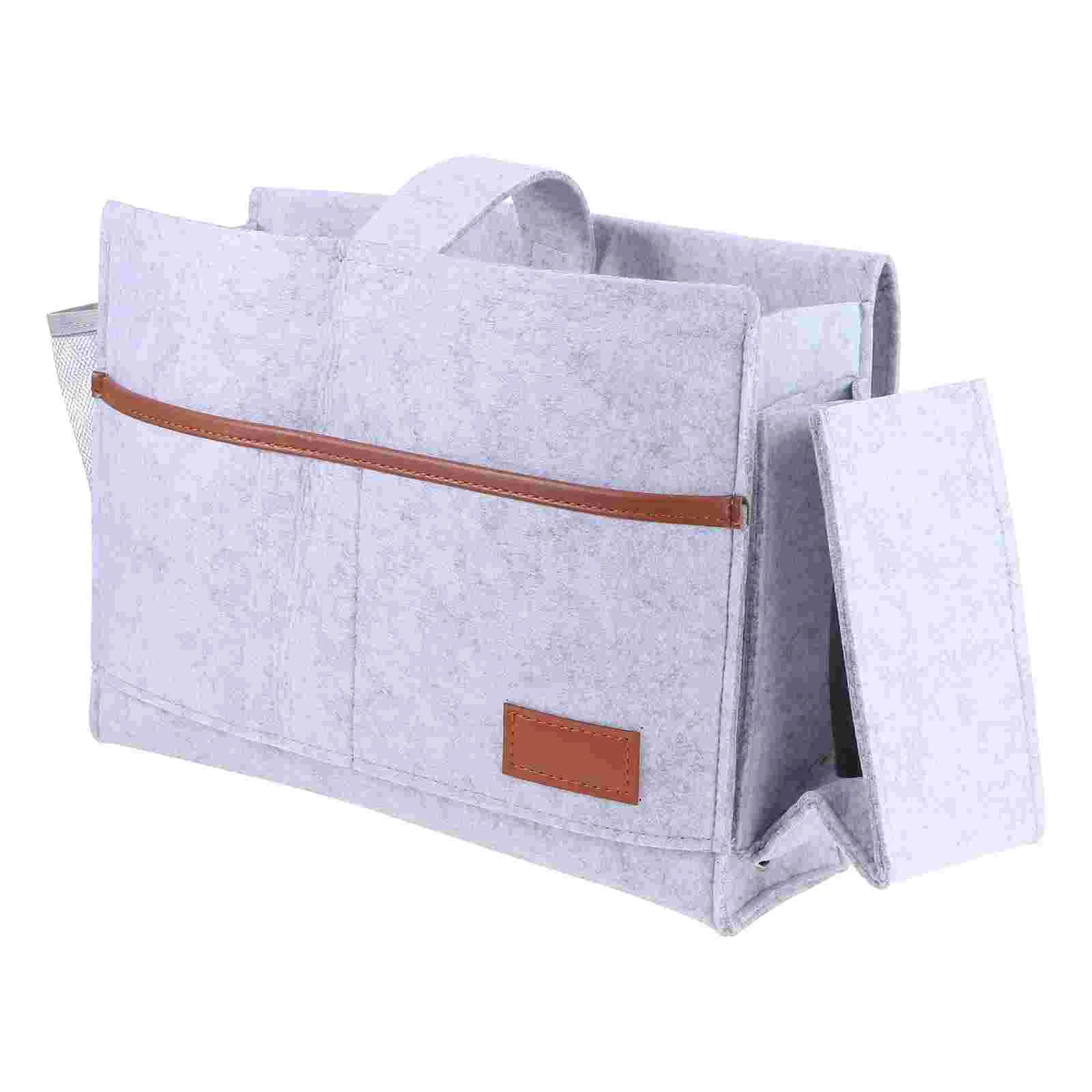 

Bedside Storageorganizer Feltpocket Bunk Pouch Sofa Hanging Bed Shelf Remote Holdernightstand