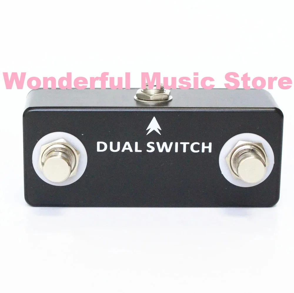 

MOSKY DUAL SWITCH Guitar Pedal Dual Footswitch Foot Switch Guitar Effect Pedal Full Metal Shell Guitar Accessories Black