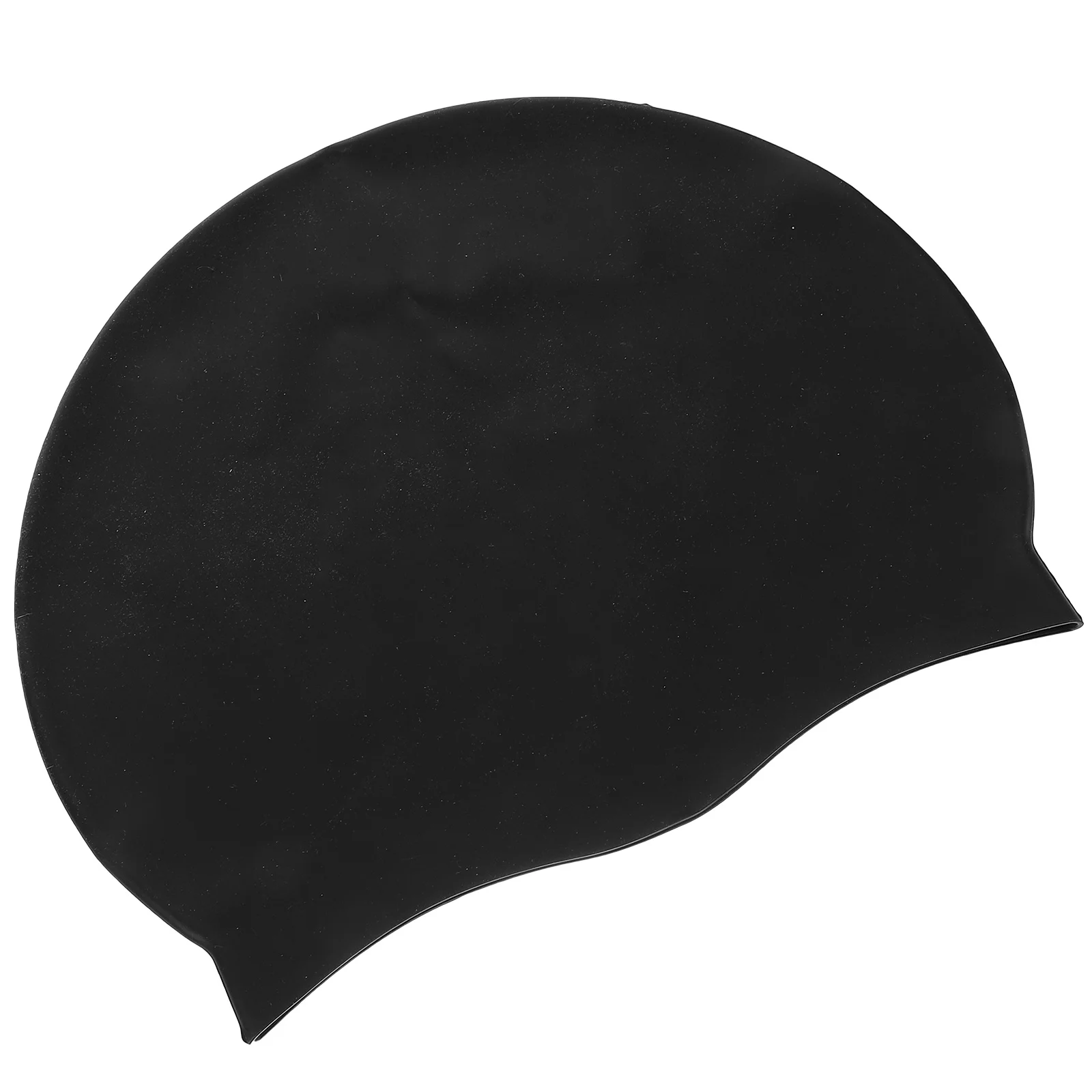 

Waterproof Swim Caps Swimming Men Rubber Accessory Hat Sports Elastic Pure Silica Gel Silicone
