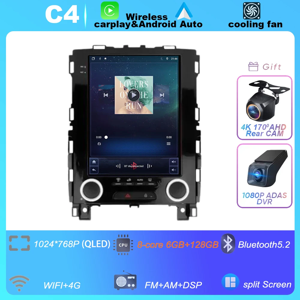 

Android 16 для Renault Koleos, Megane 4, Samsung SM6, Talisman 2017-2019, мультимедийная навигационная система с GPS и CarPlay в стиле Tesla