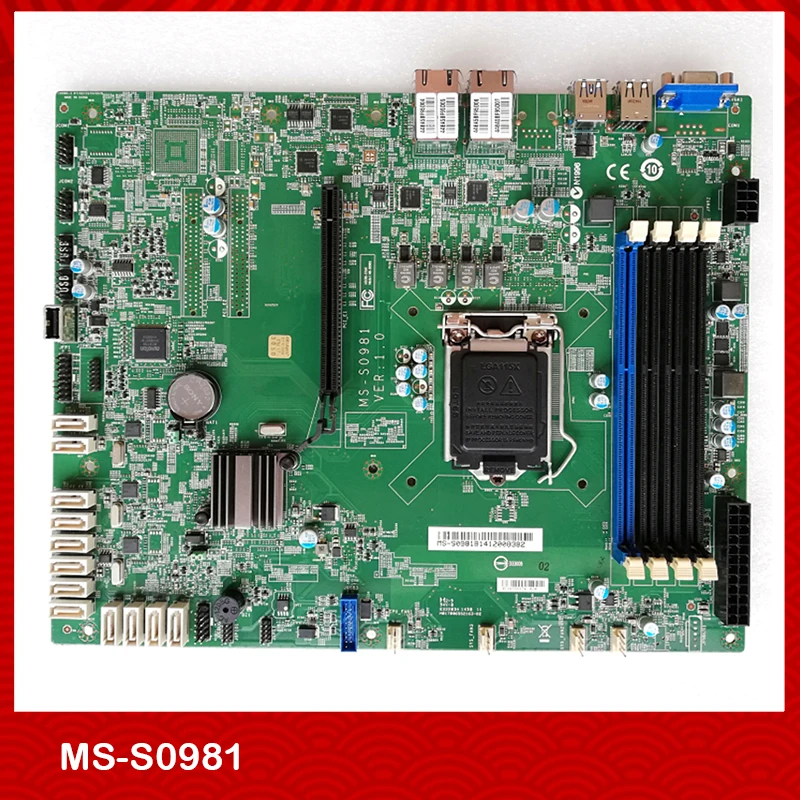 Original Server Motherboard For Msi MS-S0981 H87 SKU LGA1150 DDR3 SATA3 V:1.0 Fully Tested
