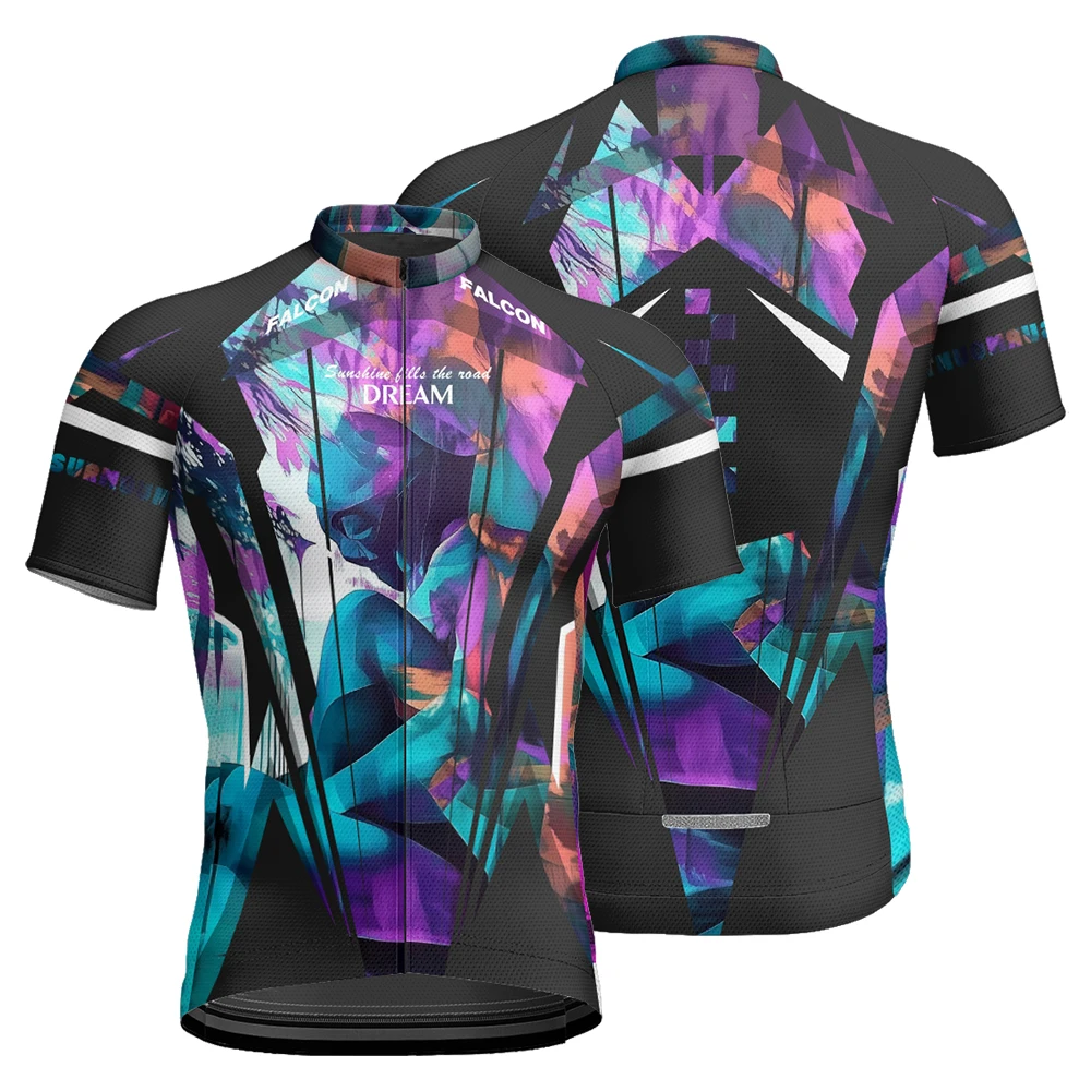 Цветной граффити тренд Велоспорт печать Apple сетка ткань быстросохнущая