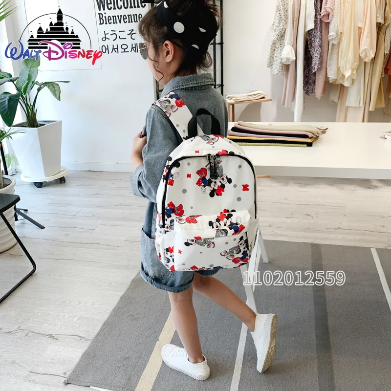 Disney Mickey New Children's Backpack Cartoon Cute Children's Schoolbag Large Capacity Fashion Casual Boys' Travel Backpack