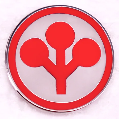 Брошь Arasaka Kamon из меди