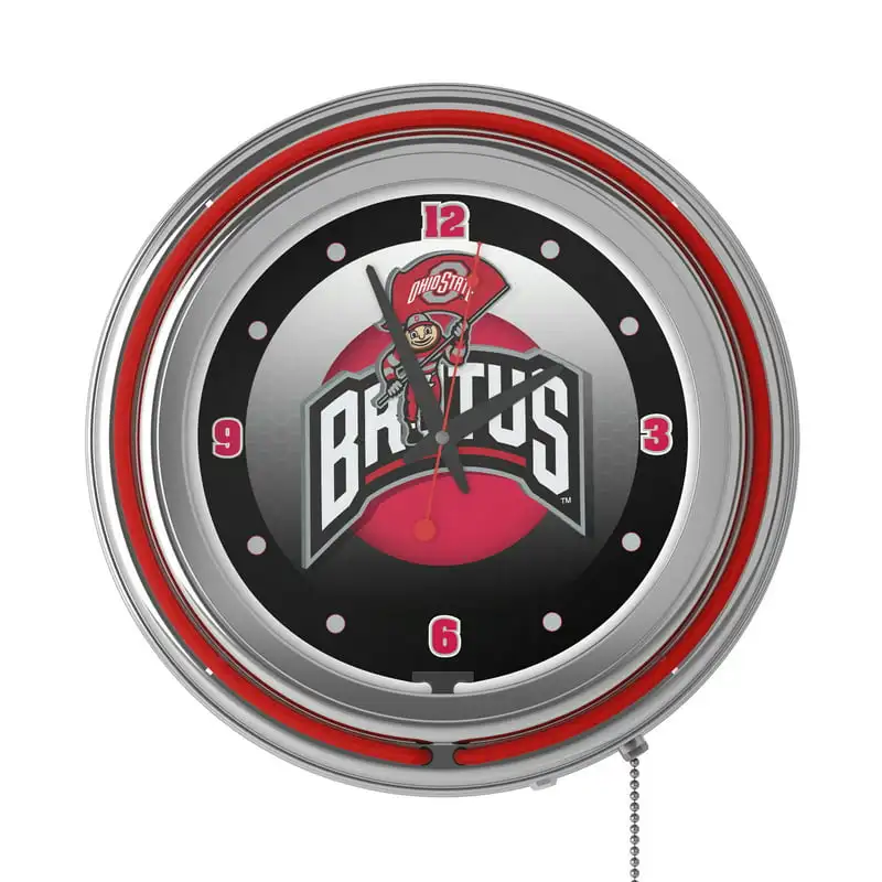 

State Rushing Brutus Neon Clock